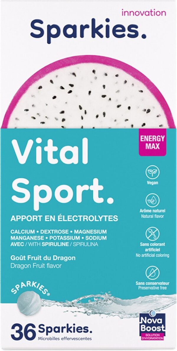 Nova Boost Sparkies Vital Sport 36 Effervescent Microbeads