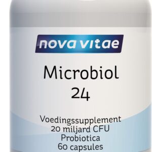 Nova Vitae - Microbiol 24 - 20 Miljard CFU - probiotica met Inuline en GOS - probioticum - Microbioom - 60 capsules