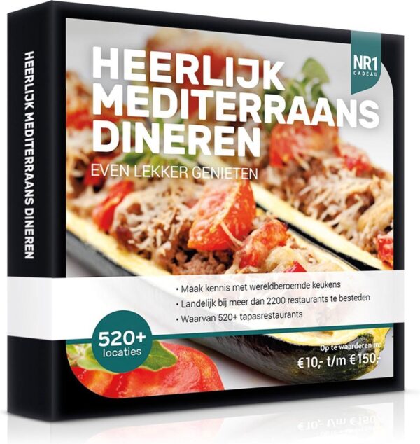 Nr1 Heerlijk Mediterraans Dineren 15,-