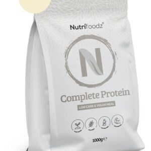 Nutrifoodz - Complete Protein - Vegan Eiwitshake - Vanillesmaak