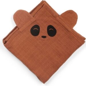 Nuuroo multidoek - hydrofieldoek Bjork panda 2 pack kleur caramel maat 70 x 70 cm