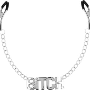 OHMAMA FETISH | Ohmama Fetish Nipple Clamps With Chains - Bitch