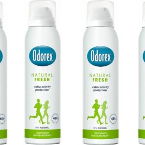 Odorex Deo Spray - Natural Fresh - 4 x 150 ml