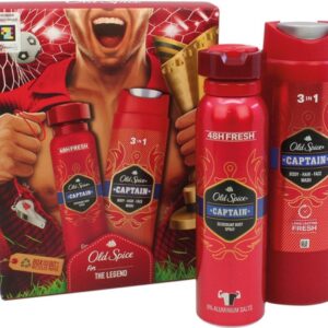 Old Spice GP Captain Deodorant Spray 150ml+Shower Gel 250