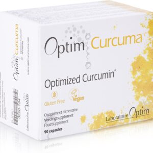 Optim Curcuma 90 capsules - Kurkuma extract - Longvida Curcumine 400mg per capsule - soepele gewrichten -