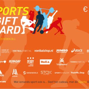 Oranje Sports Gift Card - Cadeaukaart 15 euro