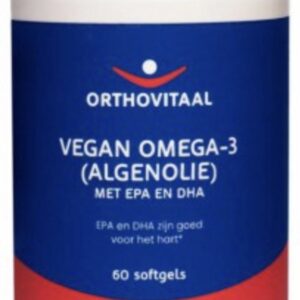 Orthovitaal Omega 3 forte algenolie 60 softgels