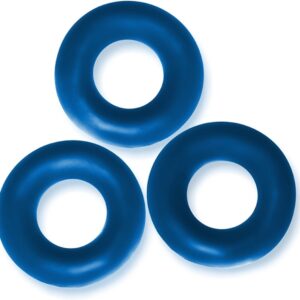 Oxballs FAT WILLY 3-pack Cockrings - Space Blue