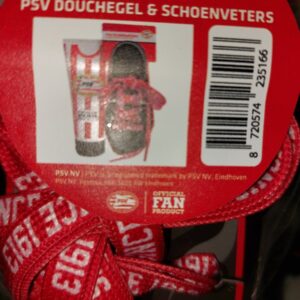 PSV Douchegel en Schoenveters