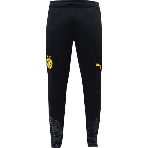 PUMA Borussia Dortmund Trainingsbroek 2023-2024 Kids Zwart Geel