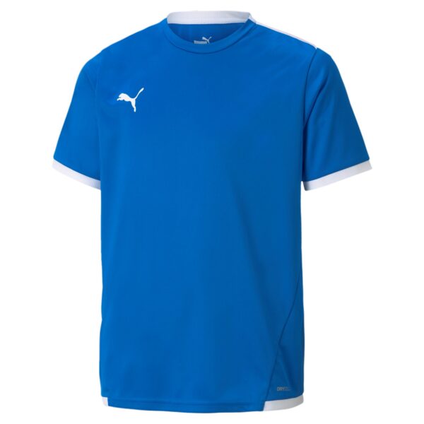 PUMA teamLIGA Voetbalshirt Kids Blauw Wit