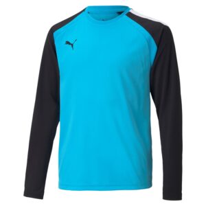 PUMA teamPACER Keepersshirt Lange Mouwen Kids Felblauw Zwart Wit