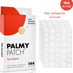 Palm Cosmetics® Palmy Patch® - Pimple Patch - Acne Patch - Puisten Pleister - Acne Pleister - Acne Sticker - Puistjes Verwijderen - 144 stuks
