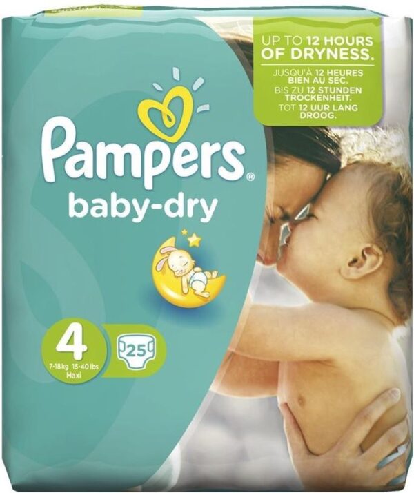 Pampers Baby Dry Luiers Maat 4 - 25 stuks
