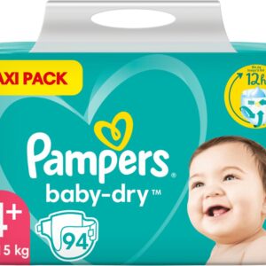 Pampers Baby Dry Luiers Maat 4+ - 94 Luiers