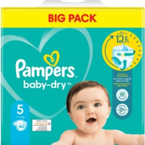 Pampers Baby Dry Luiers Maat 5 (11-16 kg) 60 stuks