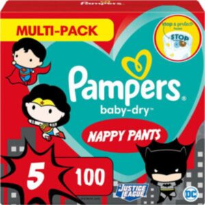Pampers - Baby Dry Pants Superhelden - Maat 4 - Mega Pack - 100 luierbroekjes
