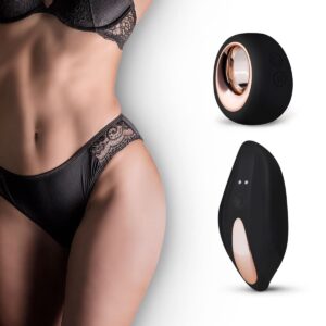 Pantyrebel Vibrerende Slip - Vibrators voor Vrouwen met Slip - Slip Vibrator met Afstandsbediening en 12 Vibratiestanden - Zwart