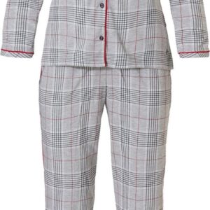 Pastunette Deluxe - Classic Check - Pyjamaset - Rood - Maat 42