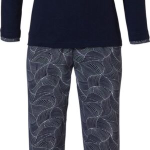 Pastunette - Winter Bloom - Pyjamaset - Blauw - Maat 42