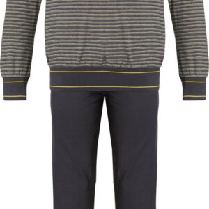 Pastunette men - Lodge - Pyjamaset - Donker grijs - Maat XL