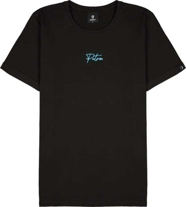 Patrón Wear - Emilio T-shirt Black/Blue - Maat XS