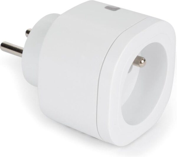 Perel Smart wifi-stekker, 13 A, 3000 W, voor gebruik binnenshuis, Franse aarding type E, wit