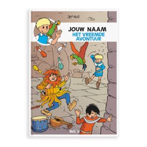 Persoonlijk stripboek - Jommeke 'Het vreemde avontuur' (Softcover)