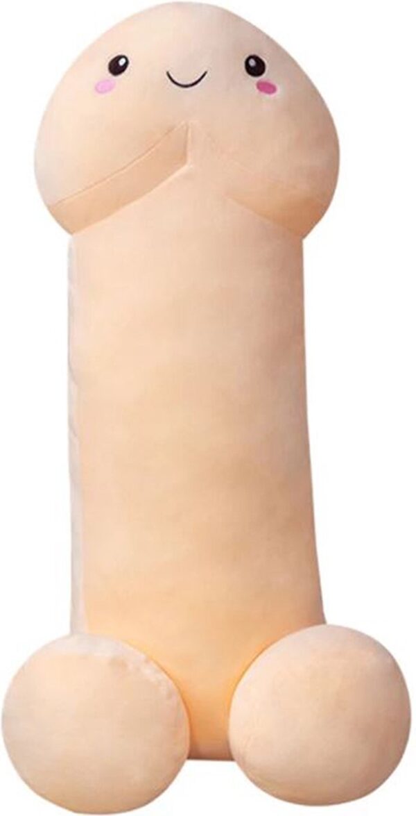 Piemel knuffel - Piemel kussen - Penis knuffel - Decoratie - XXL - 60 cm