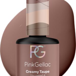 Pink Gellac 256 Creamy Taupe Gel Nagellak 15ml - Gel Lak Nagellak - Gelnagels producten - Gel Nails -