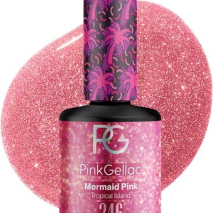 Pink Gellac Glanzende Roze Gellak 15ml - Gel Lak Nagellak - Gelnagels Producten - Gel Nails - 246 Mermaid Pink
