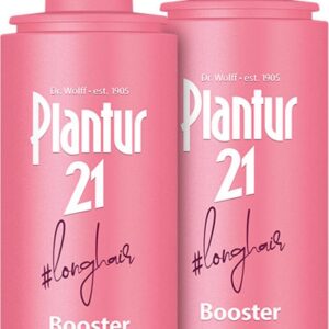 Plantur 21 #longhair Booster voor Lang en Glanzend Haar 2x 125ml | Hair Serum Boosts Hair Growth | Geen Siliconen Geen Parabenen