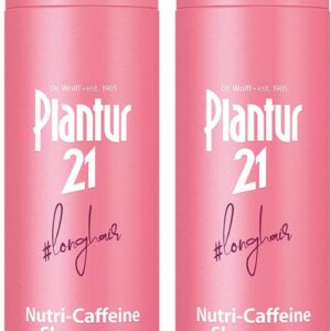 Plantur 21 #longhair Cafeïne Shampoo voor Lang en Glanzend Haar 2x 200ml | Verbetert de Haargroei en Herstelt Gestresst Haar