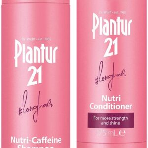 Plantur 21 #longhair Shampoo en Conditioner Set voor Lang en Glanzend Haar | Verbetert de Haargroei en Herstelt Gestresst Haar