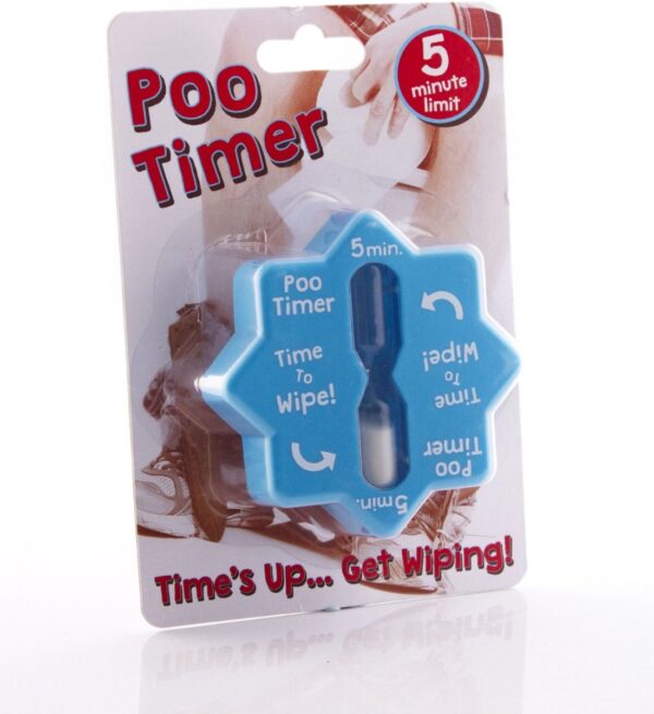 Poep timer - Voor de lange kantoor poeper - Poo timer - Vaderdag cadeau - Timer wc