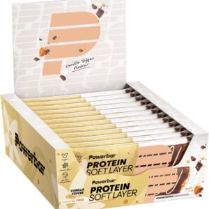 Powerbar Protein Soft Layer - Eiwitrepen - Vanille Toffee - 12x40g