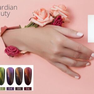 Prachtige Shellac Cateye Manicure set met 6 verschillend nagellak kleuren en gratis magneet - Gemixt kleuren - Glitternagels - Gel nagellak