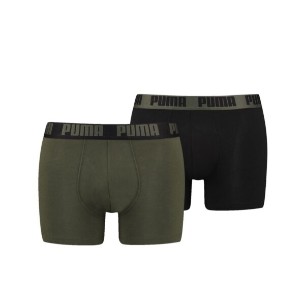 Puma Boxershorts Basic 2-pack Forest Night / Black