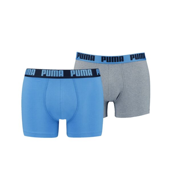 Puma Boxershorts Basic 2-pack Regal Blue / Mid Gey