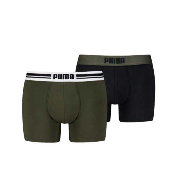Puma Boxershorts Everyday Placed Logo 2-pack Forest Night-M