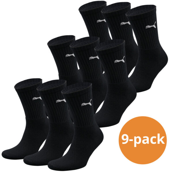 Puma Sportsokken zwart 9-pack-43/46