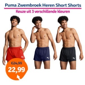 Puma Zwembroek Heren Short Shorts Red-XXL
