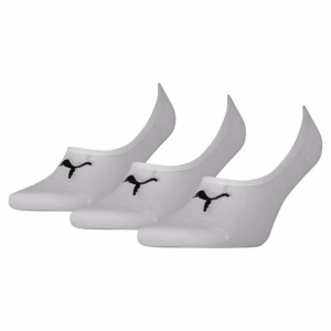 Puma sokken Footies wit 3-pack unisex-43-46