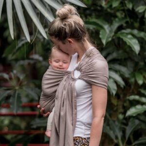 Pure Baby Love - ringsling - brown