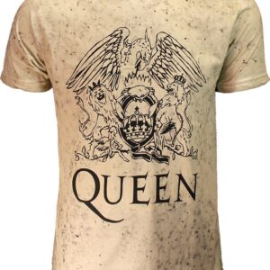 Queen Crest Dip Dye T-Shirt - Officiële Merchandise