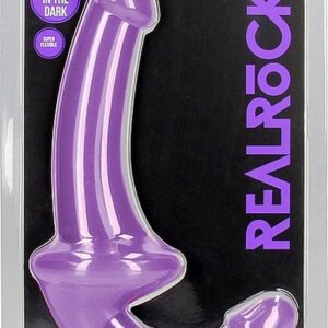 REALROCK - 6 inch - strapless strap-on - glad - paars