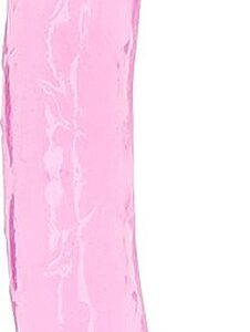 REALROCK - dubbele dong - 18 inch - ribbel - roze