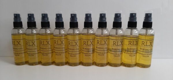 RLX Thai boxingoil Geel 100 ml The Ultimate Muscle Spray