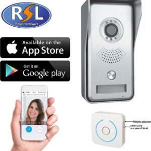 RSL Homeware RL-IP02C IP Video Deur Intercom - Camera met nachtzicht - Bekijk & Communiceer via mobiele App