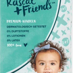 Rascal+Friends Baby Luiers maat 4, 10-15 kg (31 stuks)